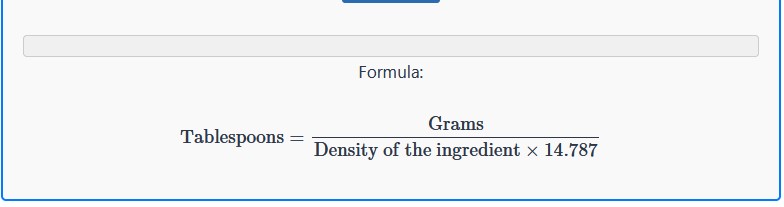 Grams to Tablespoons Calculator - (g to tbsp Converter)