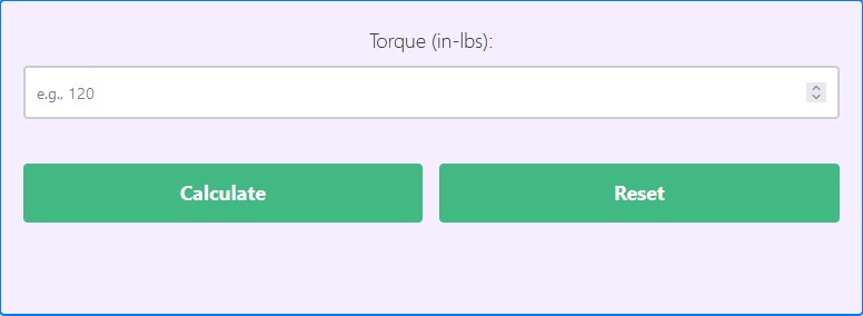 Inch-Pounds to Foot-Pounds Calculator - lb-ft to lb-in Conversion